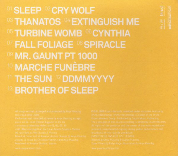 Soap&Skin - Lovetune For Vacuum (CD, Album, Car) - Image 2