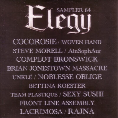 Various - Elegy Sampler 64 (CD, Smplr)